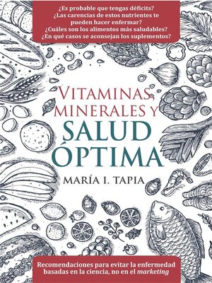 cover image of Vitaminas, minerales y salud óptima